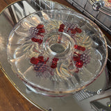Depression Glass Footed Platter
