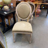 Vintage French Round Back Dining Chair