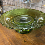 Vintage Pressed Glass Cake Stand