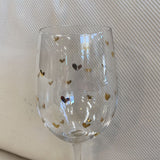 Mikasa Gold Heart Wine Glass