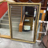 Gold & Black Framed Mirror