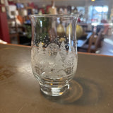 Vtg Libbey's Winter Snow Scene Tumbler