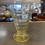 Hocking Vtg Block Optic Beverage Glass