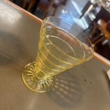 Hocking Vtg Block Optic Beverage Glass