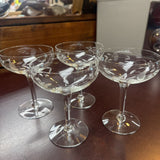 Princess House Heritage Etched Coupe Glass