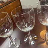Princess House Heritage Etched Lg Wine