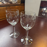 Princess House Heritage Etched Sm Wine