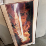 'Light Shafts Antelope Canyon' Print by Erksine Wood