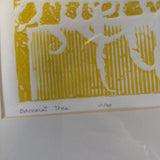 'Baccarat Tree' Collograph by Karl Kasten 1975