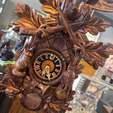 Black Forest Hunting Style Cuckoo Clock (with 2 sets of weights)