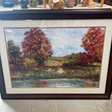 Landscape w/Maple Trees