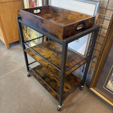 Kitchen or Bar Cart w Removable Tray