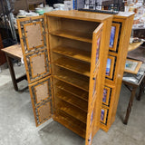 8 Picture Frame Cabinet w/8 Shelves