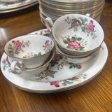 12 8pc Place Settings + 8 serving pieces - Wedgwood Charnwood Bone China