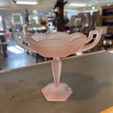 Westmoreland Satin Glass Pedestal Dish