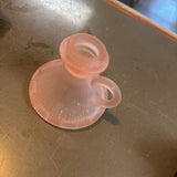 Depression Glass Candle Holder