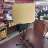 Black Metal Base Table Lamp w Shade