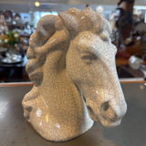 Ceramic Horse Head Figure