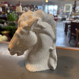 Ceramic Horse Head Figure