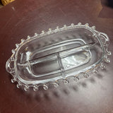 Divided Glass Tray