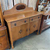 Antique Oak Sideboard w/Mirror