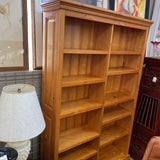 Wooden Bookcase w/ 10 Shelves