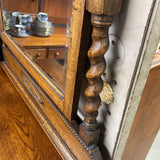 Antique Barley Twist Dresser w/Mirror & 3 Drawers