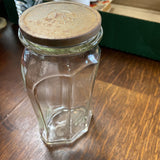 Heisey Atlas Glass Jar w/ Lid