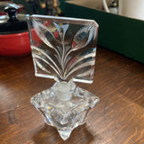 Glass Perfume Bottle w/Stopper