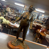 Bronze Sculpture "Woman w Arms Out"
