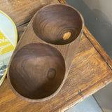 Divided Wooden Bowl