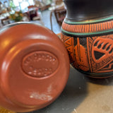 Native American Hand-etched Vase by Robson Design
