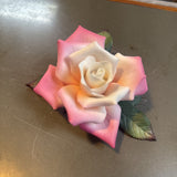 Lefton Pink Rose Figurine
