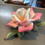 Lefton Pink Rose Figurine