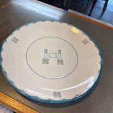 Peacock Pottery Plate