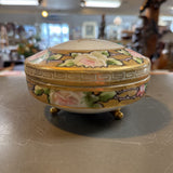 Hand Painted Nippon Covered Porcelain Container