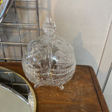 Cut Crystal Candy Dish w/Lid