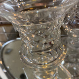 Cut Crystal Pedestal Vase