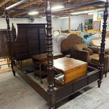 Key Town Queen Canopy Bed