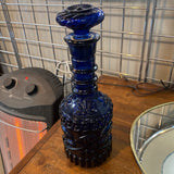 Blue Glass Decanter