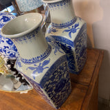 Asian Square Base Vase