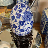 Chinese Porcelain Egg w/Stand
