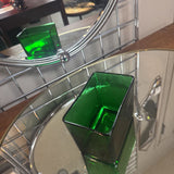 Vtg MCM Napco Glass Vase