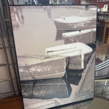 Wooden Rowboats Tied Up