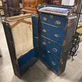 Antique Wardrobe Steamer Trunk