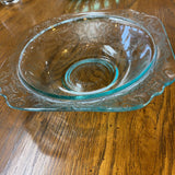 Etched Federal Glass Bowl