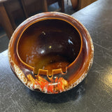 Ceramic Globe Shaped Ashtray