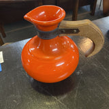 Vintage Bauer Pitcher w/Wood Handle