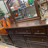 Dresser w/ 7 Drawers + Mirror