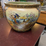 Large Satsuma Chinese Koi Fish Bowl